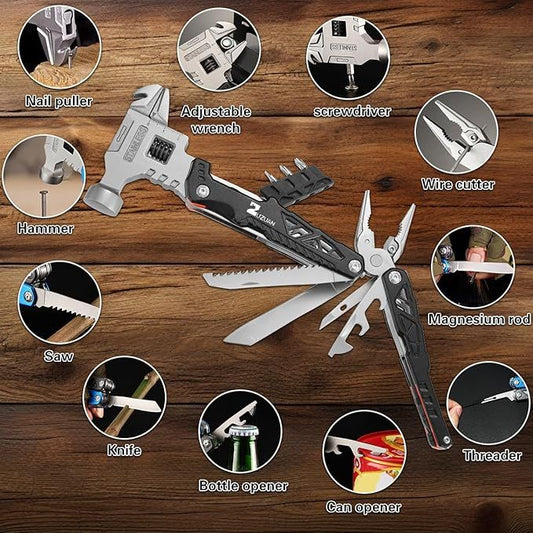 Upgraded 18 in 1 Multitool, Professional Stainless Steel